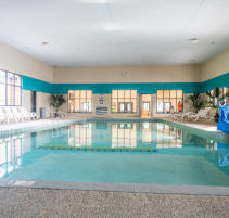 This is a picture of the indoor pool at Beaver Creek Resort in Gaylord, MI