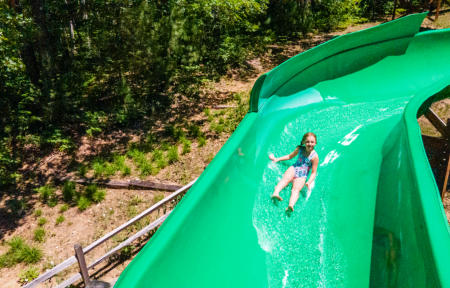 This is a picture of waterslide at Beaver Creek Resort in Gaylord, MI